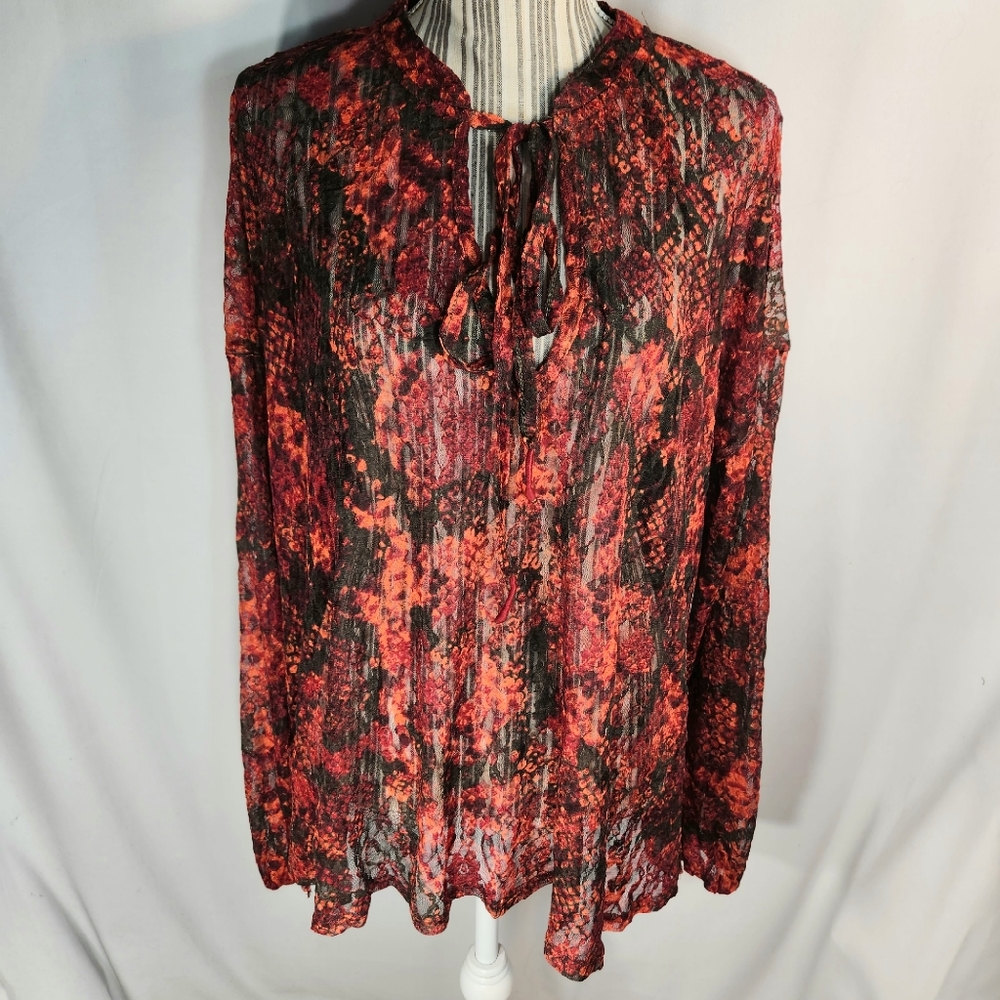 Free People NWT Out For The Night Hot Combo BOHO Top Size Medium